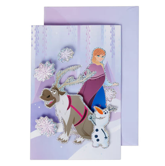 Disney Ledus sirds 3D apsveikuma kartīte
