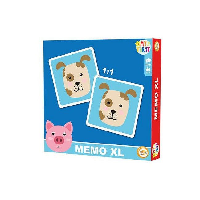 Dzīvnieki Mājas atmiņas spēle XL 24 gab.