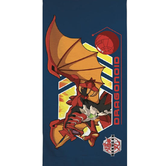 Bakugan vannas dvielis, pludmales dvielis 70x140cm (ātri žūstošs)