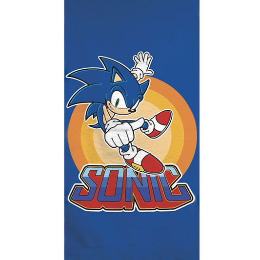 Sonic the Hedgehog Sonic the Hedgehog vannas dvielis, pludmales dvielis 70x140cm (ātri žūstošs)