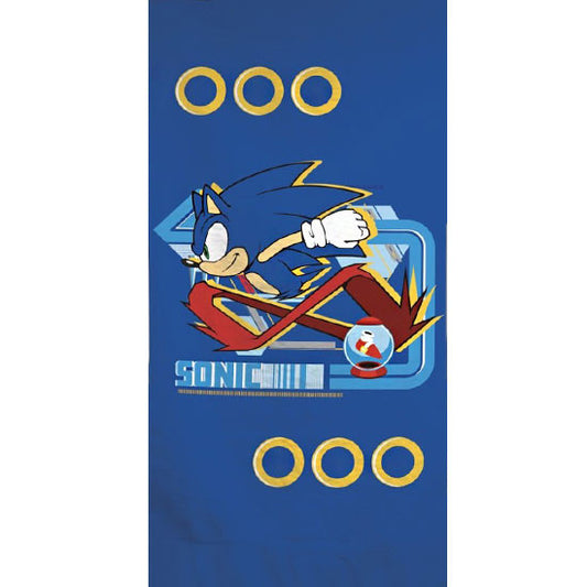 Sonic the Hedgehog Sonic the Hedgehog vannas dvielis, pludmales dvielis 70x140cm (ātri žūstošs)