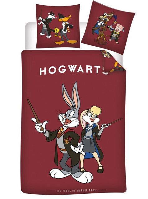 Cūkkārpas gultasveļas komplekts "Looney Tunes" 140–200 cm, 65–65 cm