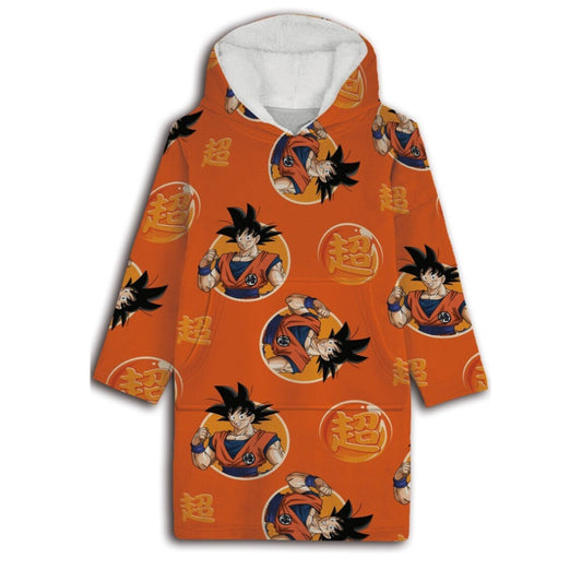 Dragon Ball uzvelkama plīša polārā sega, pončo