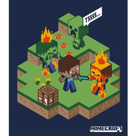 Minecraft flīsa sega 100x140cm