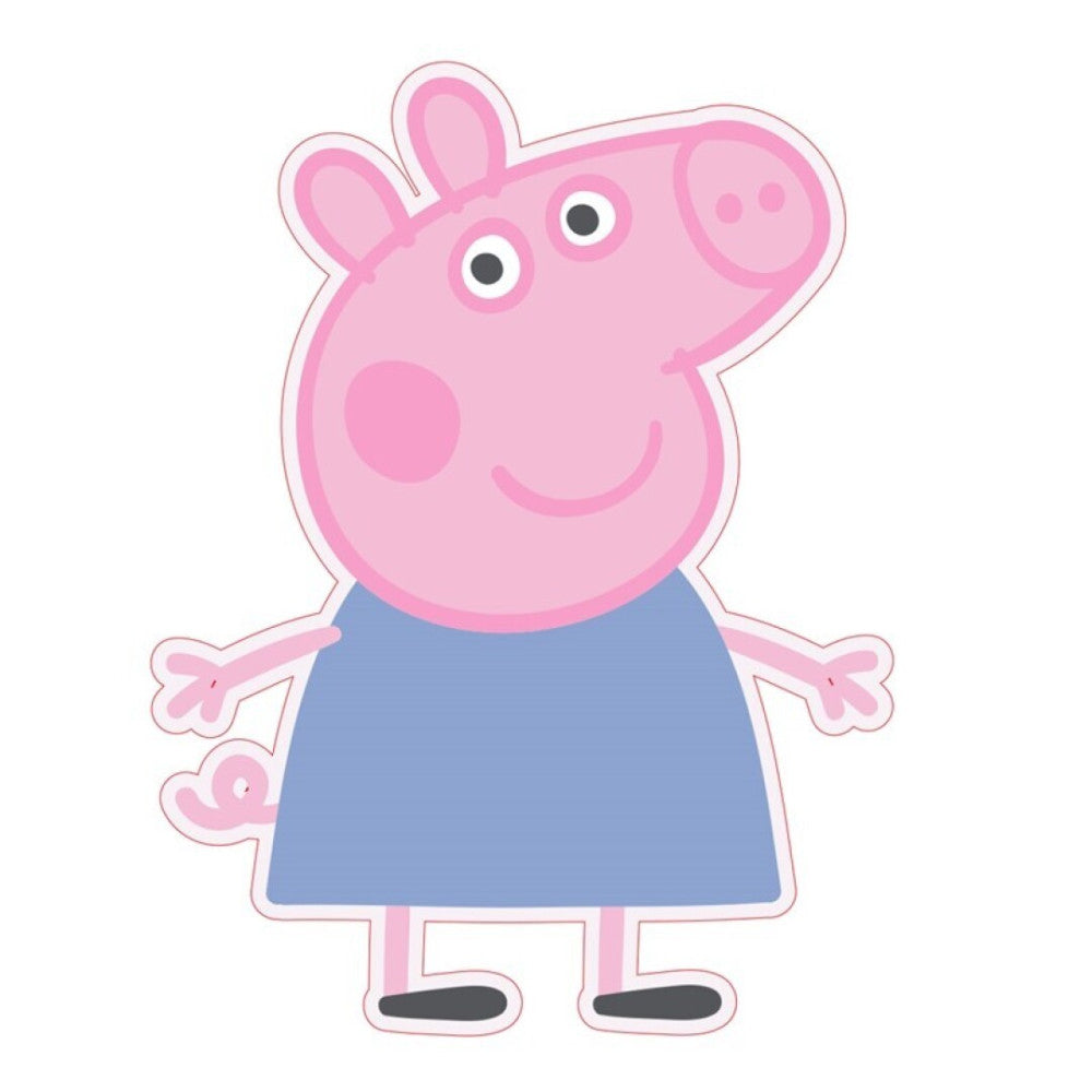 Peppa Pig formas spilvens, dekoratīvs spilvens 27x33 cm