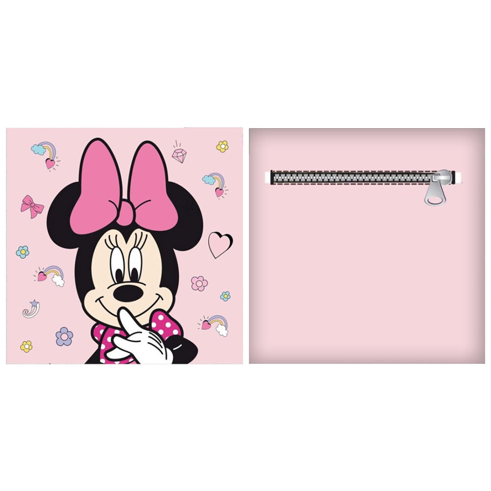 Disney Minnie spilvens, dekoratīvs spilvens ar noņemamu pārvalku 35x35 cm Samts