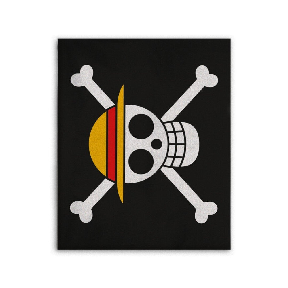 One Piece Skull flīsa sega 130x160 cm