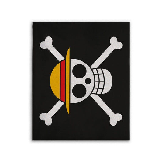 One Piece Skull flīsa sega 130x160 cm