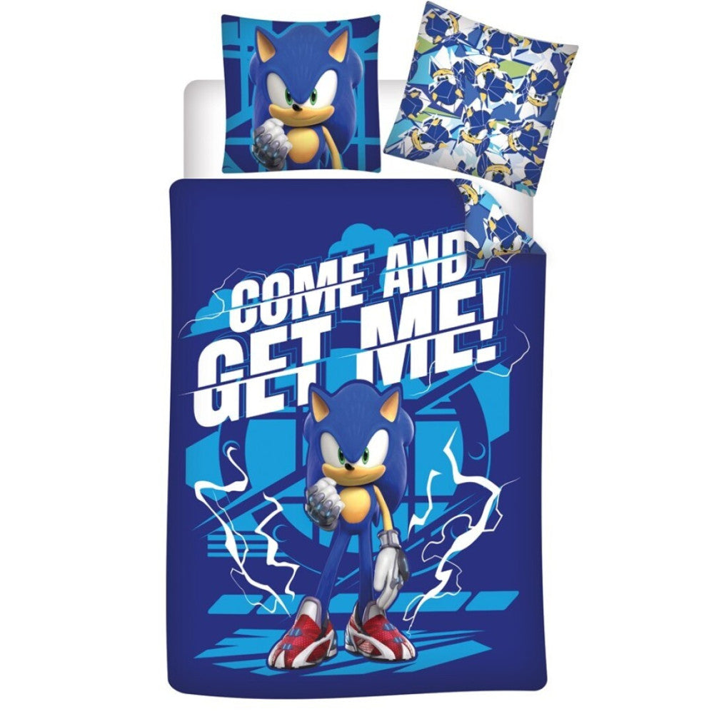 Sonic the Hedgehog Sonic the Hedgehog gultasveļas komplekts 140√ó200cm, 65√ó65 cm