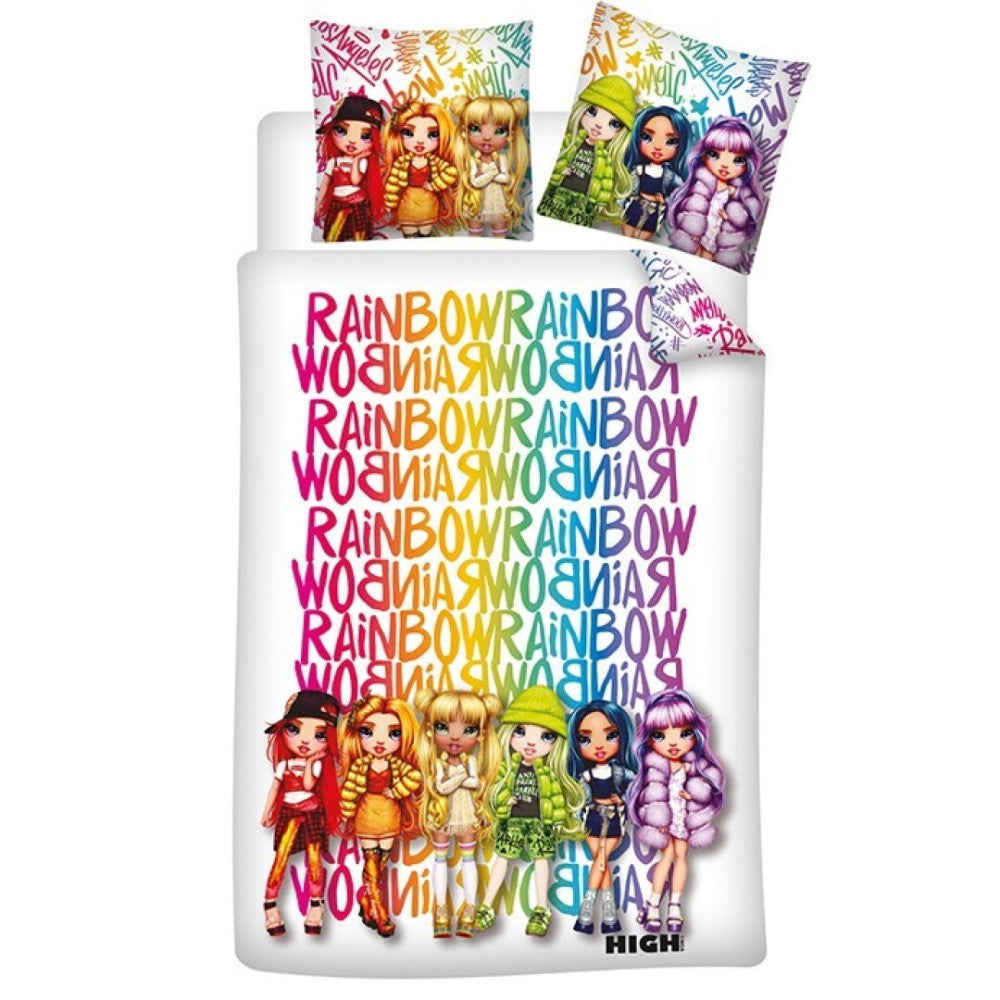 Rainbow High Magic gultasveļas komplekts 140√ó200cm, 65√ó65 cm