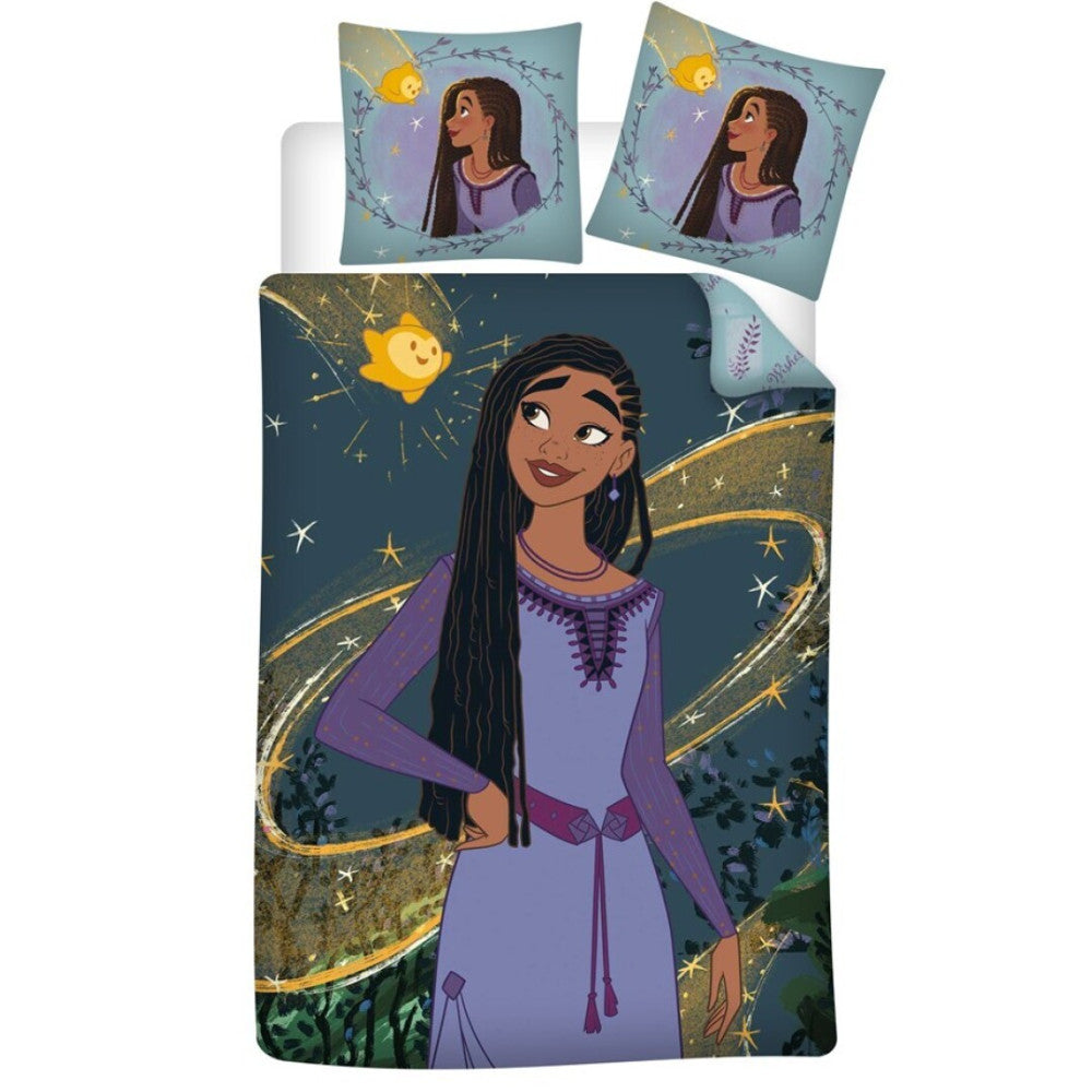 Disney Wish Serenity gultasveļas pārvalks 140–200 cm, 65–65 cm