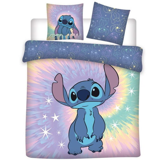 Disney Lilo un Stičs Batikveida dubultais segas pārvalks 240–220 cm, 65 x 65 cm