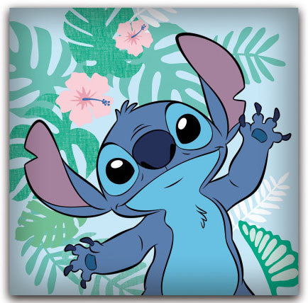 Disney Lilo un Stitch dekoratīvais spilvens ar noņemamu pārvalku 35x35 cm