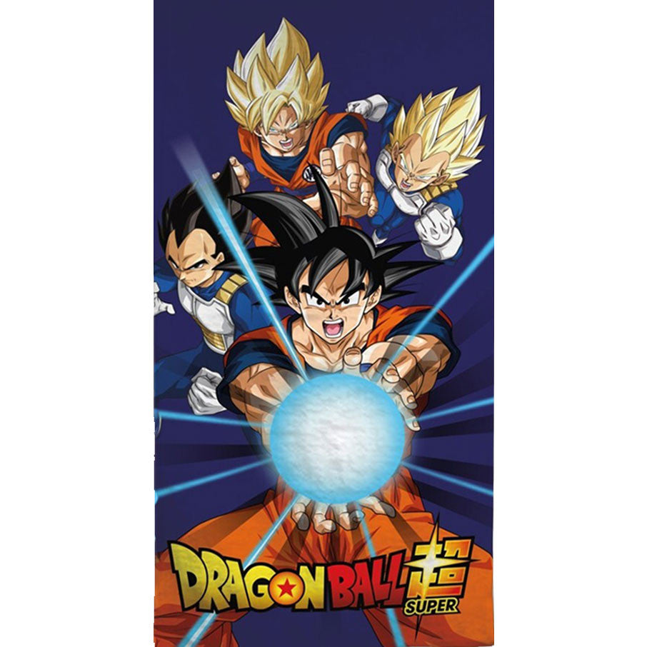 Dragon Ball Kamehameha vannas dvielis, pludmales dvielis 70x140cm (ātri žūstošs)
