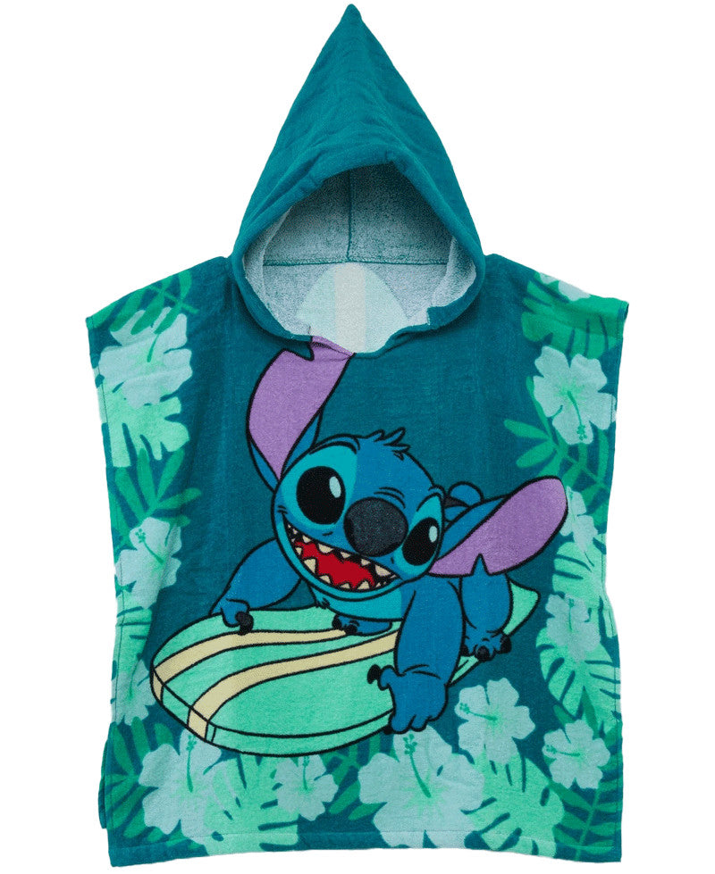 Disney Lilo un Stitch Surf pludmales dvielis pončo 60x120 cm