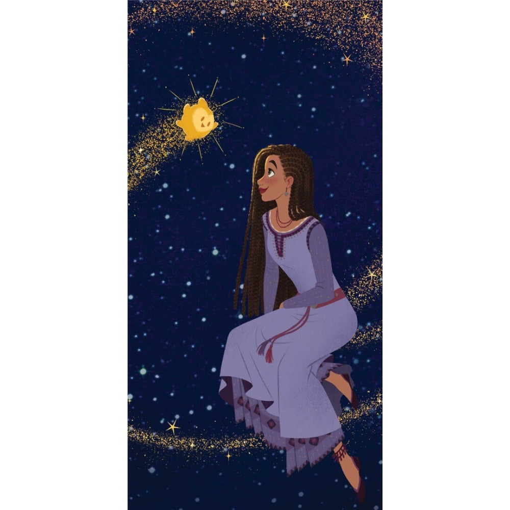 Disney K√≠v√°ns√°g Asha vannas dvielis, pludmales dvielis 70x140cm