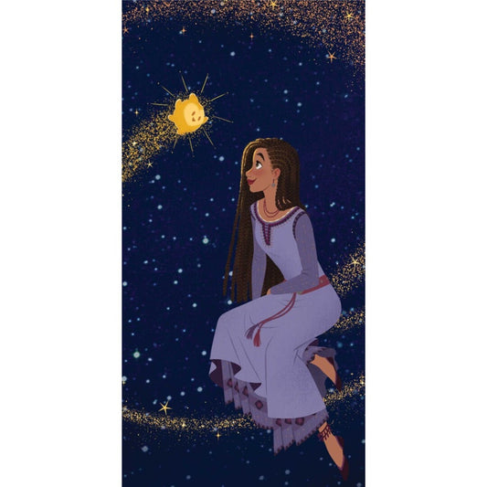 Disney K√≠v√°ns√°g Asha vannas dvielis, pludmales dvielis 70x140cm