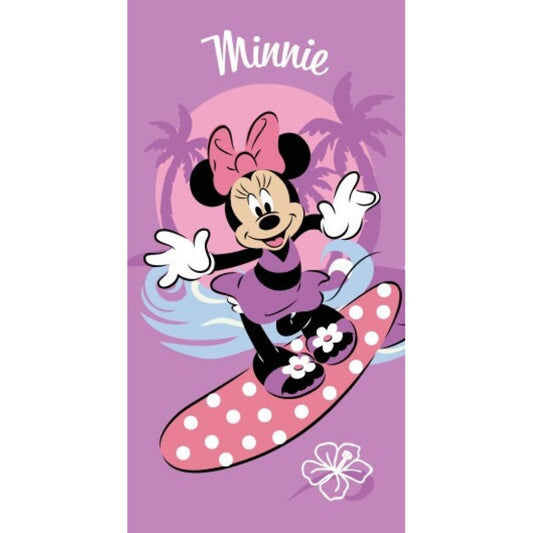 Disney Minnie Surf vannas dvielis, pludmales dvielis 70x140cm (ātri žūstošs)