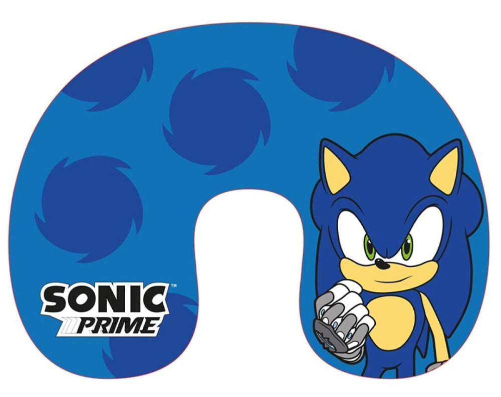 Sonic the Hedgehog Prime Sonic the Hedgehog ceļojumu spilvens, kakla spilvens