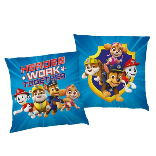 Dekoratīvais spilvens "Ķepu patruļa" ("Paw Patrol"), varoņi, 40x40 cm