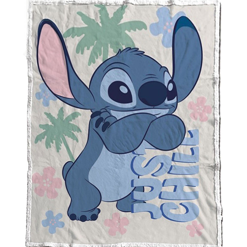 Disney Lilo un Stitch Just Chill Šerpu sega 130x170cm