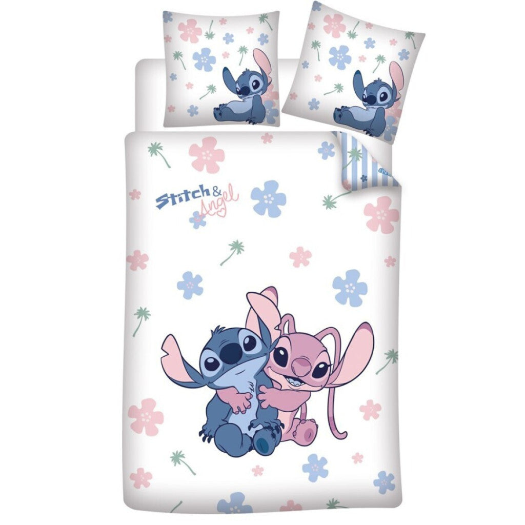 Disney Lilo un Stitch gultasveļas komplekts 140–200 cm, 65–65 cm