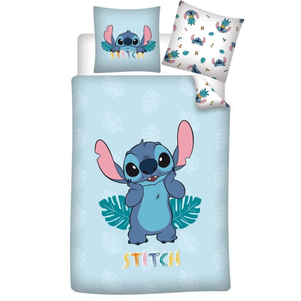 Disney Lilo un Stitch gultasveļas komplekts 140–200 cm, 65–65 cm