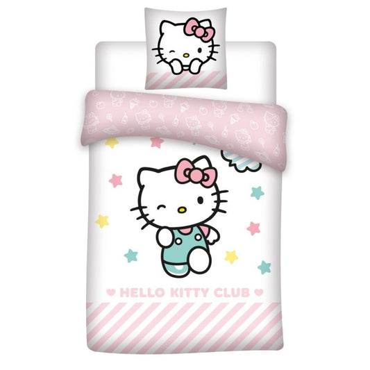 Hello Kitty Stars gultasveļas komplekts 140–200 cm, 65 x 65 cm