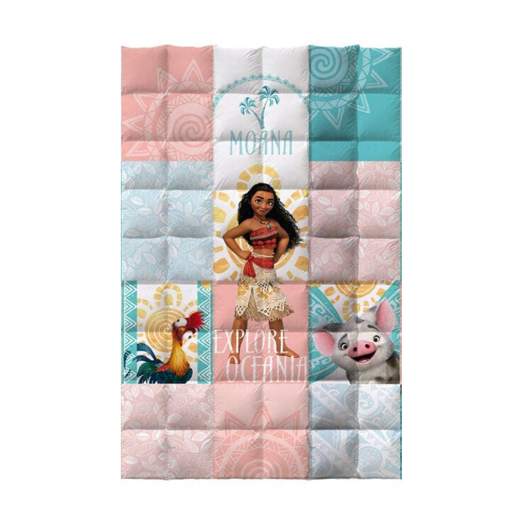 Disney Vaiana stepēts gultas pārklājs, sega 140x200cm