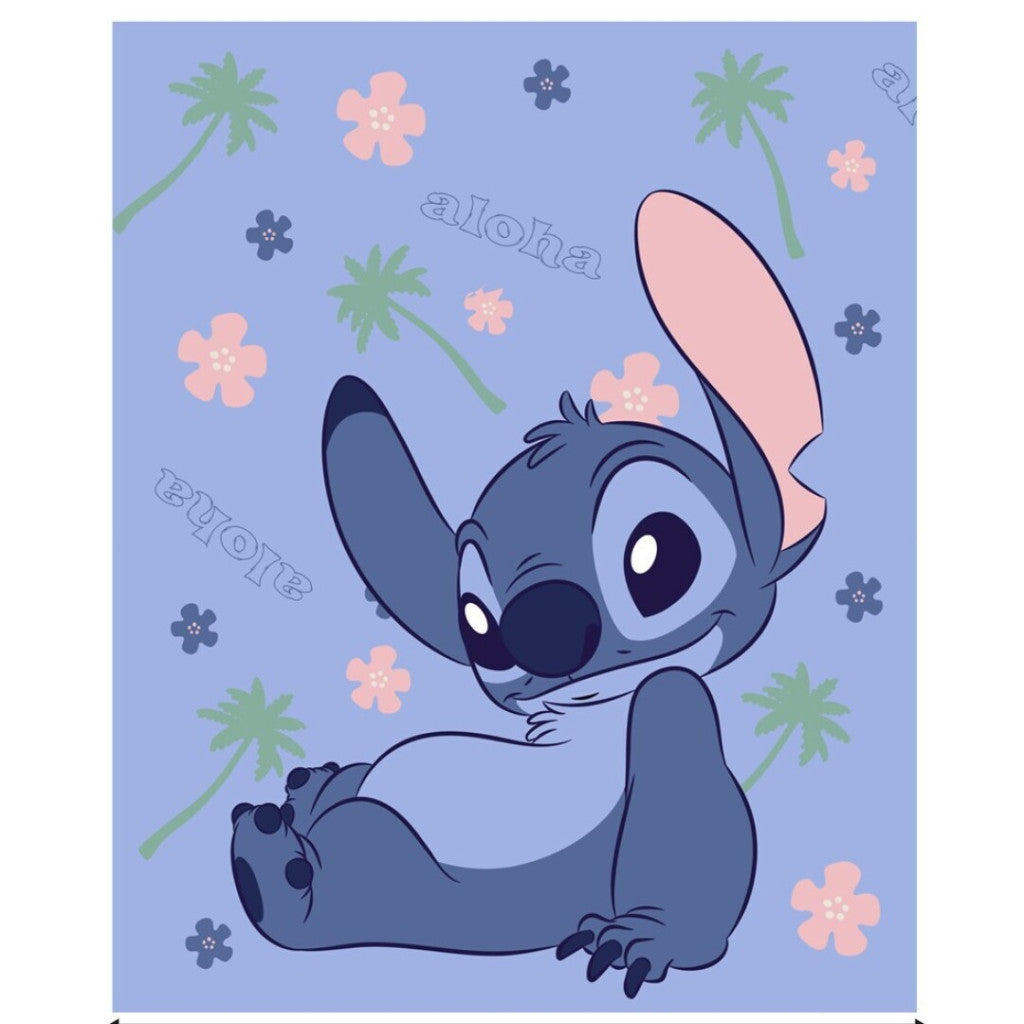 Disney Lilo un Stitch Siesta flaneļa sega 130x160cm