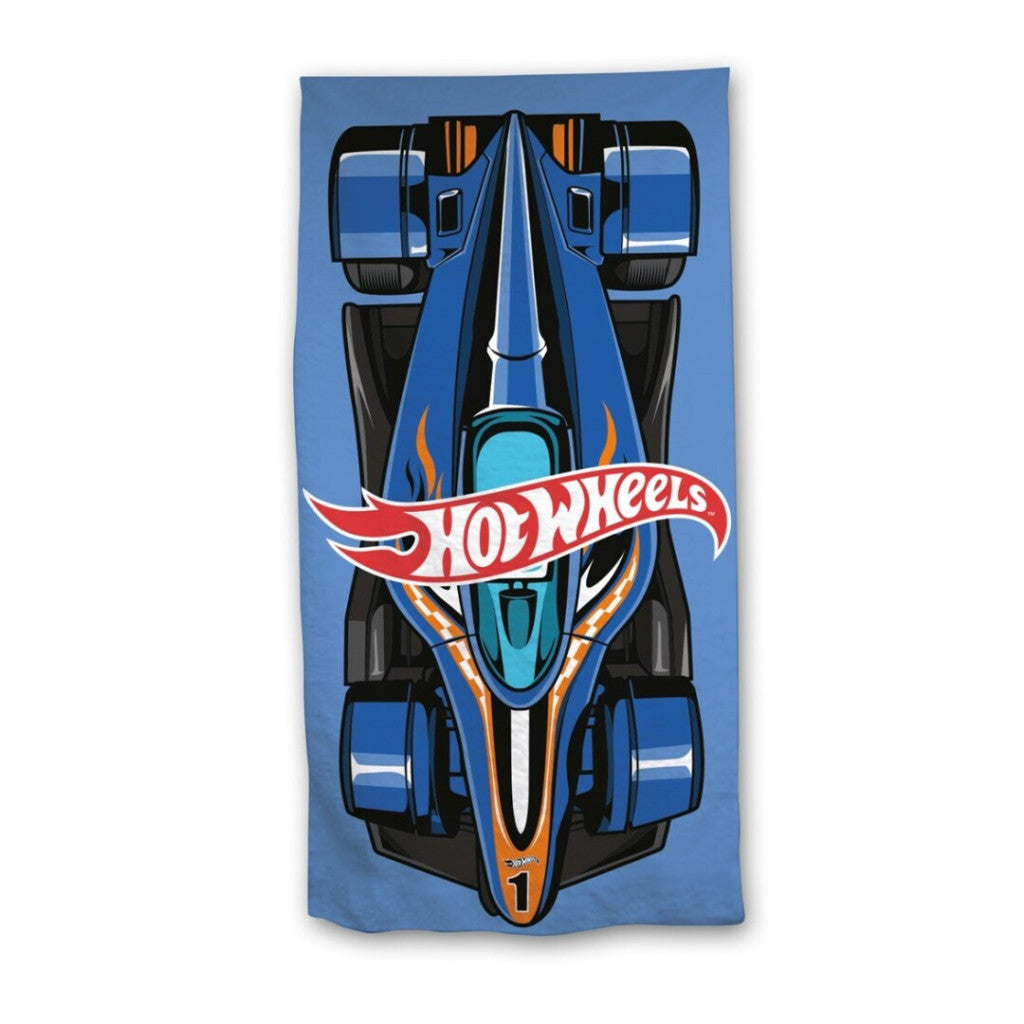 Hot Wheels vannas dvielis, pludmales dvielis 70x140cm (ātri žūstošs)