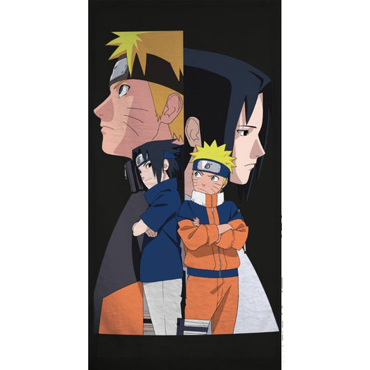 Naruto Rivals vannas dvielis, pludmales dvielis 70x140cm (ātri žūstošs)