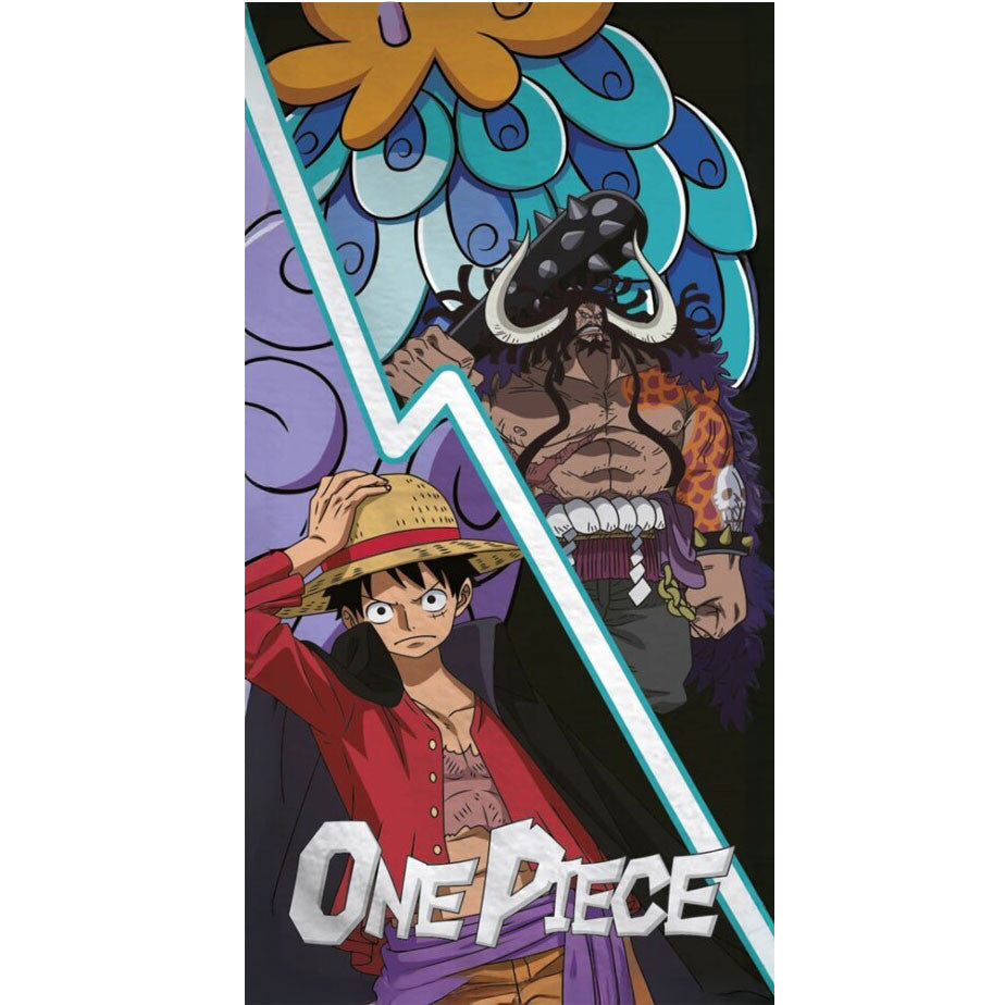 One Piece Kaido vannas dvielis, pludmales dvielis 70x140cm (ātri žūstošs)