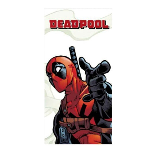 Deadpool pirkstu pistoles formas vannas dvielis, pludmales dvielis 70x140cm (ātri žūstošs)