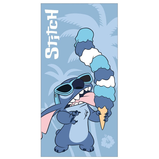 Disney Lilo un Stitch saldējuma vannas dvielis, pludmales dvielis 70x140cm (ātri žūstošs)
