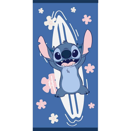 Disney Lilo un Stitch okeāna vannas dvielis, pludmales dvielis 70x140cm (ātri žūstošs)