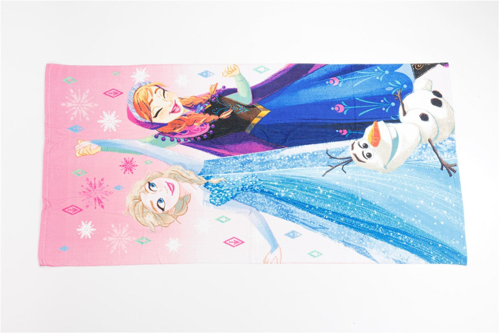 Disney Frozen vannas dvielis, pludmales dvielis 70x140cm (ātri žūstošs)