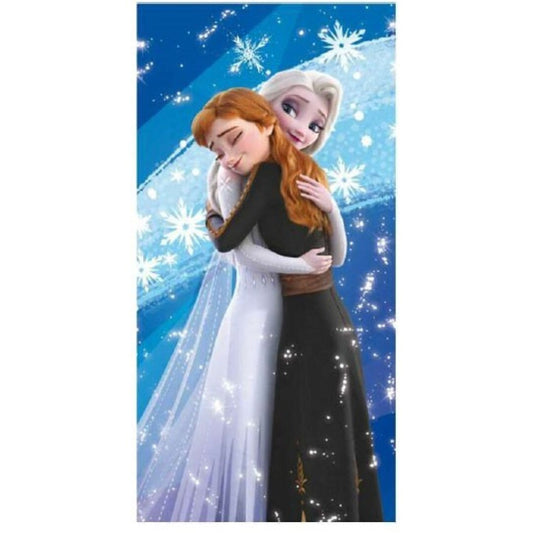 Disney Frozen Hug vannas dvielis, pludmales dvielis 70x140cm (ātri žūstošs)