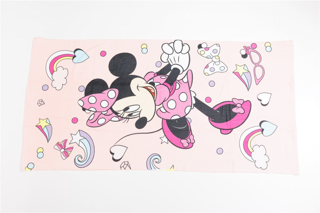 Disney Minnie vannas dvielis, pludmales dvielis 70x140cm (ātri žūstošs)
