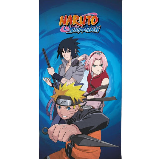 Naruto vannas dvielis, pludmales dvielis 70x140cm (ātri žūstošs)
