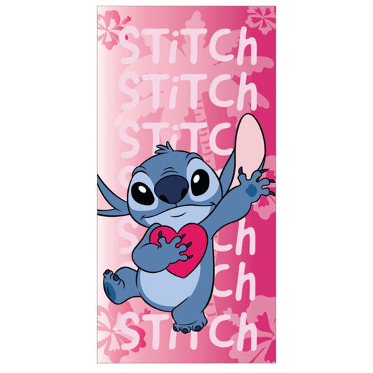 Disney Lilo un Stitch vannas dvielis, pludmales dvielis 70x140cm (ātri žūstošs)