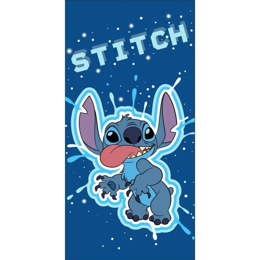 Disney Lilo un Stitch vannas dvielis, pludmales dvielis 70x140cm (ātri žūstošs)
