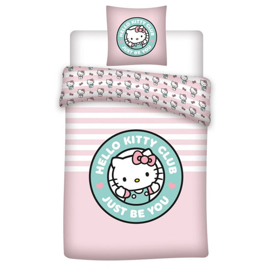 Hello Kitty Club gultasveļas komplekts 140–200 cm, 65 x 65 cm