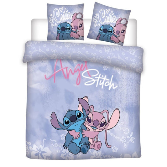 Disney Lilo un Stitch mīlulis divguļamā gulta, divguļamais segas pārvalks 200√ó200cm, 65x65 cm
