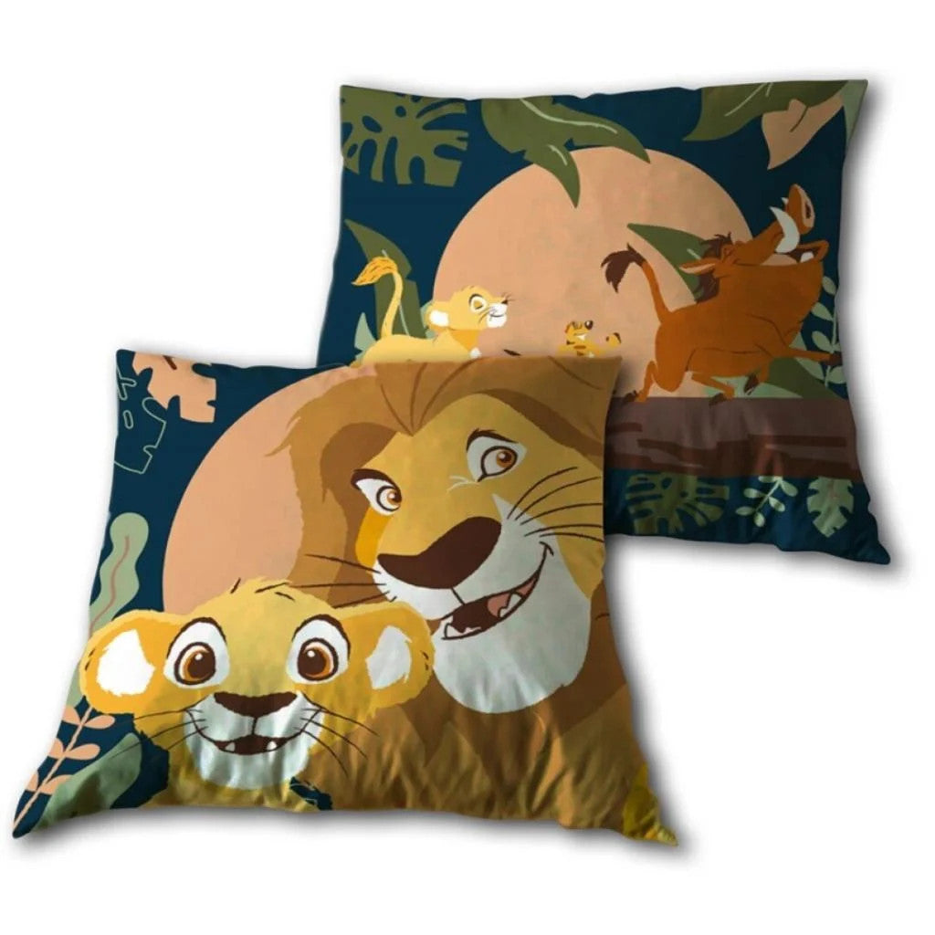 Disney Lauvu karaļa Hakuna Matata spilvens, dekoratīvs spilvens 40x40 cm velūrs