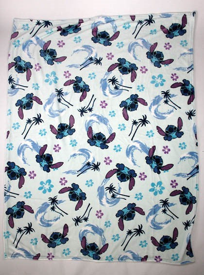 Disney Lilo un Stitch Paradise flaneļa sega 110x150cm