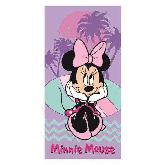 Disney Minnie vannas dvielis, pludmales dvielis 70x140cm (ātri žūstošs)