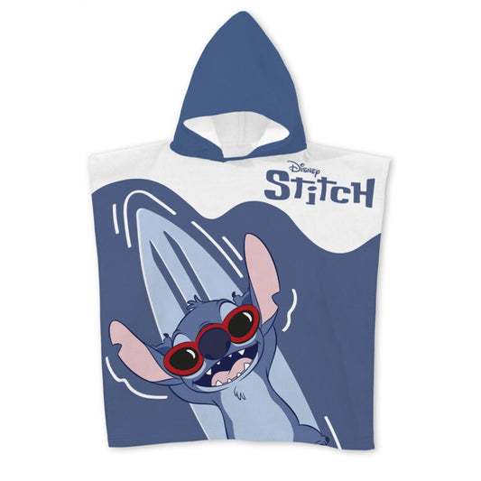 Disney Lilo un Stitch Relax pludmales dvieļu pončo 55x110 cm (ātri žūstošs)