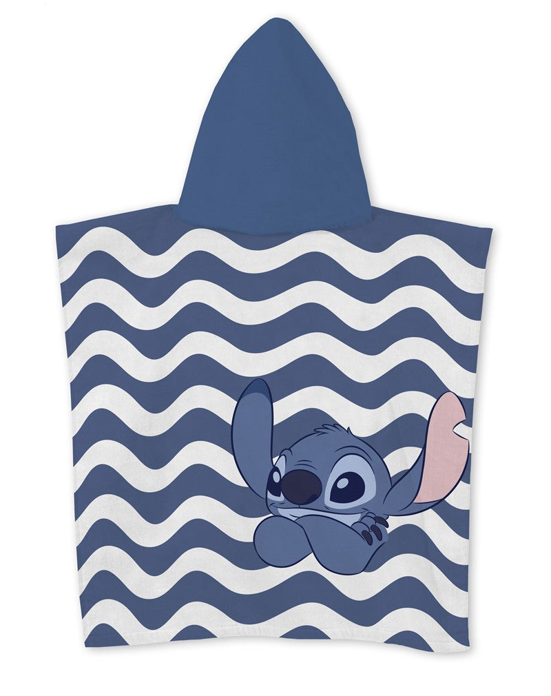 Disney Lilo un Stitch Relax pludmales dvieļu pončo 55x110 cm (ātri žūstošs)