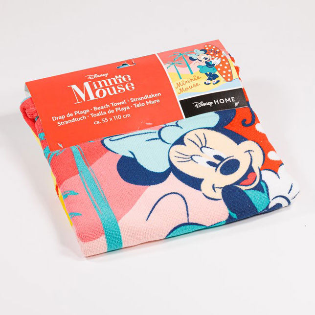 Disney Minnie pludmales dvielis pončo 55x110 cm (ātri žūstošs)